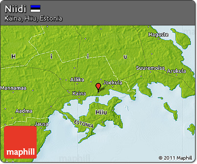 Physical Map of Niidi