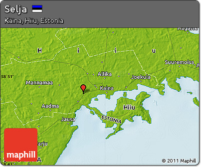 Physical Map of Selja