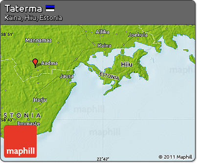 Physical Map of Taterma