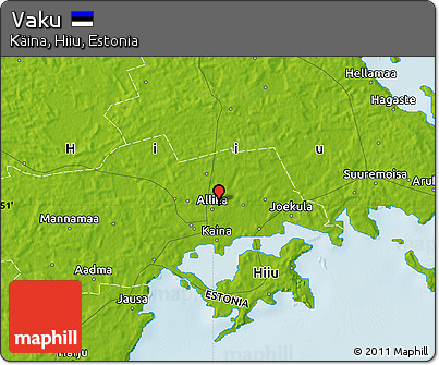 Physical Map of Vaku