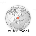 Outline Map of Diibi, rectangular outline