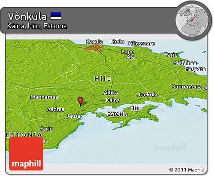 Physical Panoramic Map of Võnküla