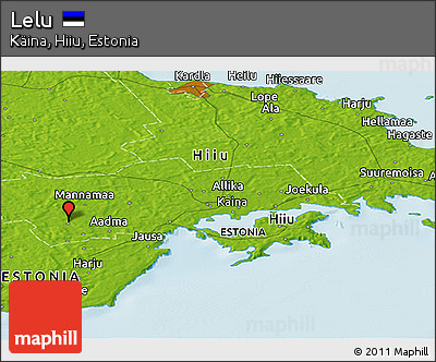 Physical Panoramic Map of Lelu