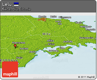 Physical Panoramic Map of Lelu