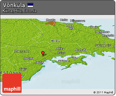 Physical Panoramic Map of Võnküla