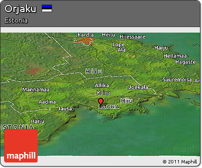 Satellite Panoramic Map of Orjaku