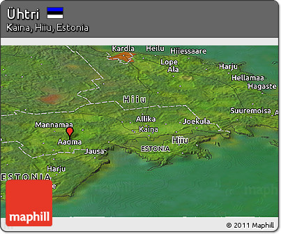 Satellite Panoramic Map of Ühtri