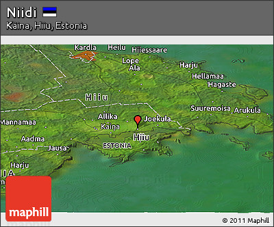 Satellite Panoramic Map of Niidi