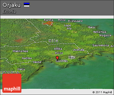 Satellite Panoramic Map of Orjaku