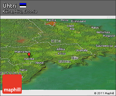 Satellite Panoramic Map of Ühtri