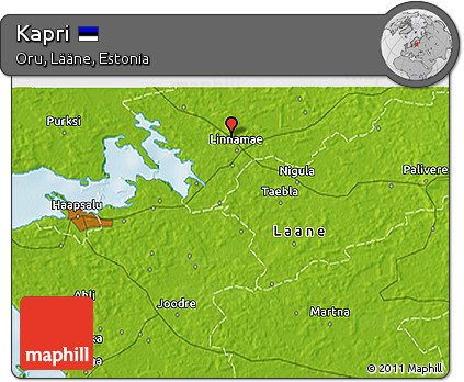 Physical 3D Map of Kapri