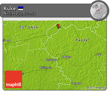 Physical 3D Map of Kuke