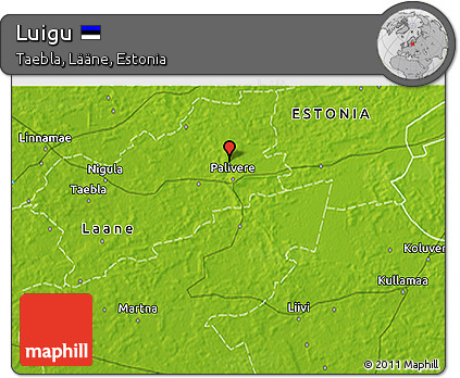 Physical 3D Map of Luigu
