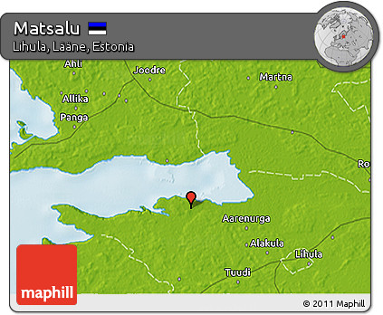 Physical 3D Map of Matsalu