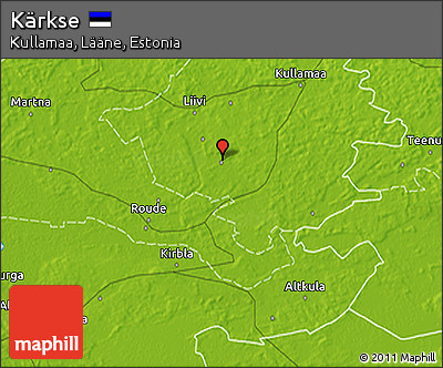 Physical 3D Map of Kärkse
