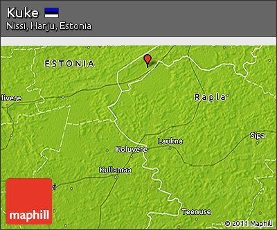 Physical 3D Map of Kuke