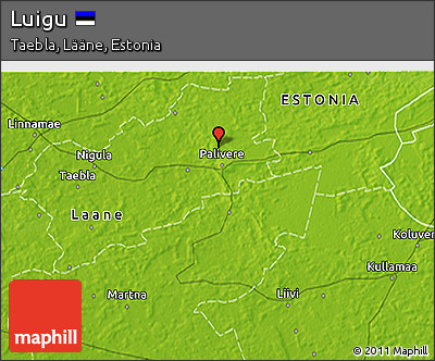 Physical 3D Map of Luigu