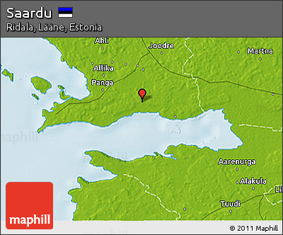 Physical 3D Map of Saardu
