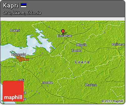 Physical 3D Map of Kapri