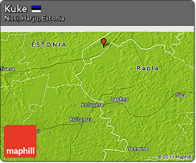 Physical 3D Map of Kuke