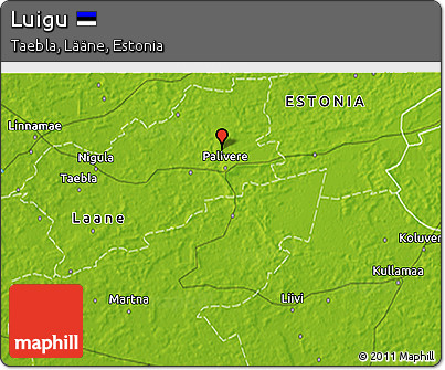 Physical 3D Map of Luigu