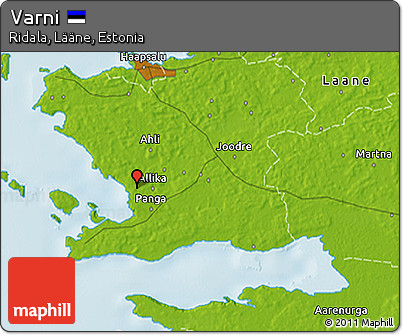 Physical 3D Map of Varni