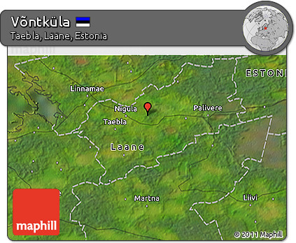 Satellite 3D Map of Võntküla