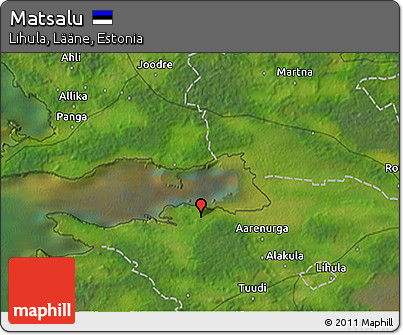 Satellite 3D Map of Matsalu