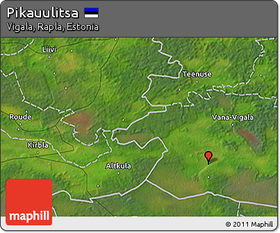 Satellite 3D Map of Pikauulitsa