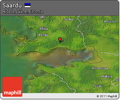 Satellite 3D Map of Saardu