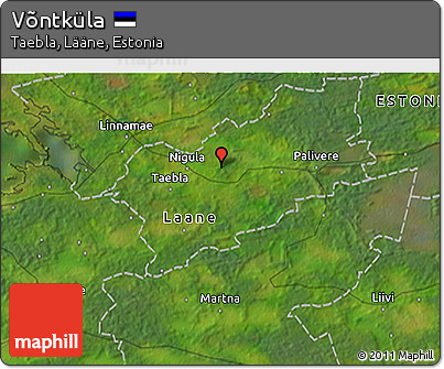 Satellite 3D Map of Võntküla