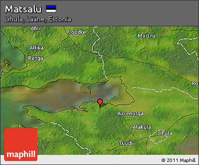 Satellite 3D Map of Matsalu