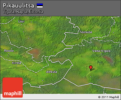 Satellite 3D Map of Pikauulitsa
