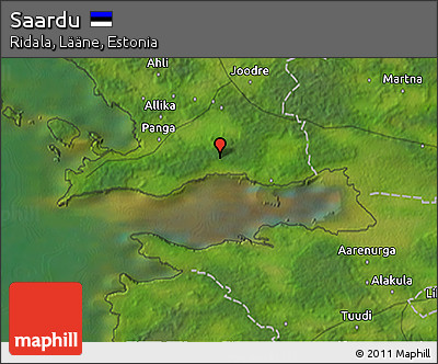 Satellite 3D Map of Saardu