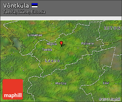 Satellite 3D Map of Võntküla