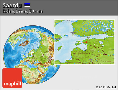 Physical Location Map of Saardu