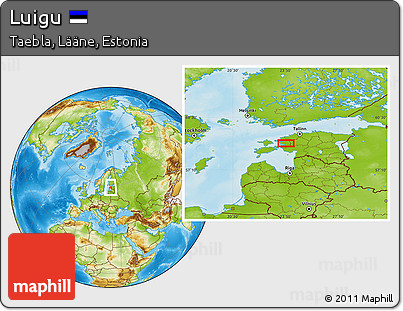 Physical Location Map of Luigu
