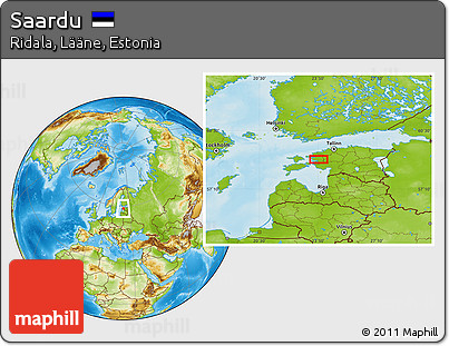 Physical Location Map of Saardu