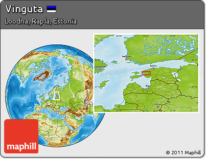 Physical Location Map of Vinguta