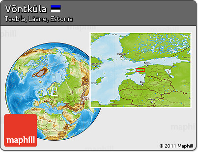 Physical Location Map of Võntküla