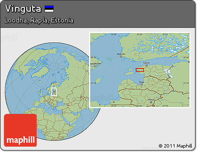 Savanna Style Location Map of Vinguta