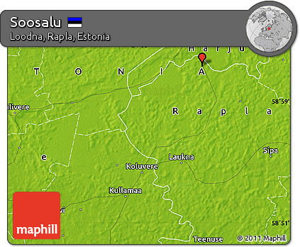 Physical Map of Soosalu