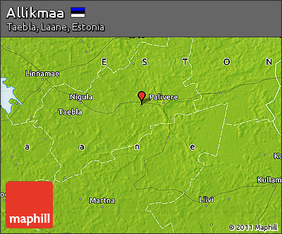 Physical Map of Allikmaa