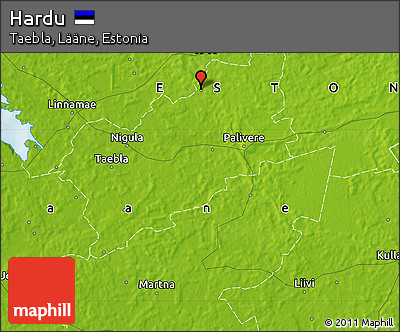Physical Map of Hardu