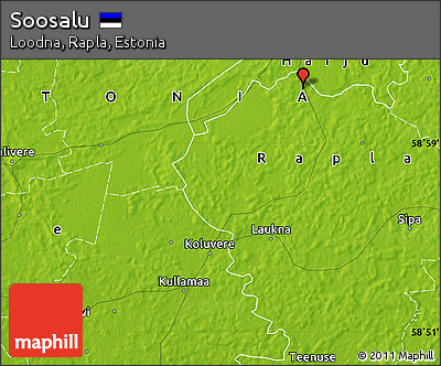 Physical Map of Soosalu