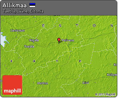 Physical Map of Allikmaa