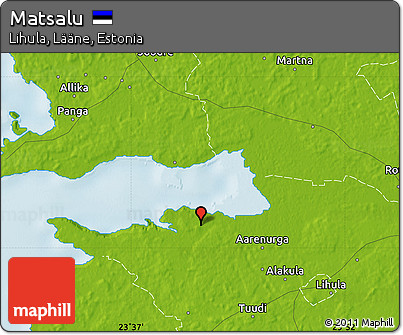 Physical Map of Matsalu