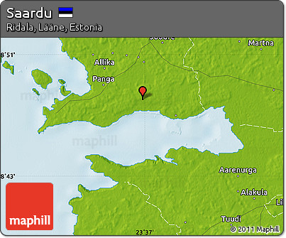 Physical Map of Saardu