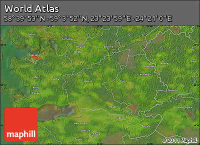 Satellite Map of the Area around 58° 51' 53" N, 23° 52' 30" E
