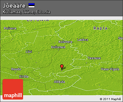 Physical Panoramic Map of Jõeääre
